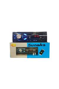 SUNASK Car 20 2 Usb Girişli+ Bluetoothlu Radyo Usb Sd Aux Oto Teyp Amfi Çıkışlı Kumandalı