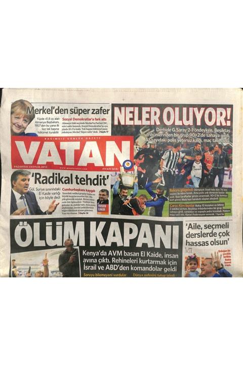 Gökçe Koleksiyon Vatan Gazetesi 23 Eylül 2013 - Ayşe Özyılmazel Ile Babası Neco Iki Yıl Sonra Barıştı