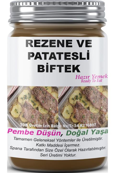 SPANA Rezene Ve Patatesli Biftek Ev Yapımı Katkısız 330 gr