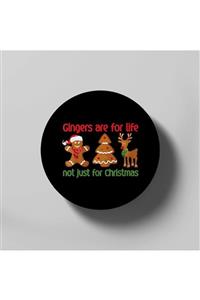 Fizello Gingers For Life Gingerbread Funny Christmas Bardak Altlığı