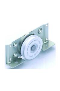 Lucido 2 Adet Ay80 Gömme Sürgü Kapak Tekeri Taşıyıcı Makara Tekerleği ( 18mm Eski ) Montaj Vidaları