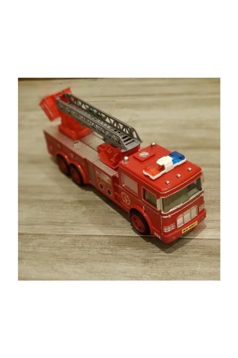 Emre Toys Büyük Boy Işıklı Sesli Ve Merdivenli Itfaiye Aracı 35 cm
