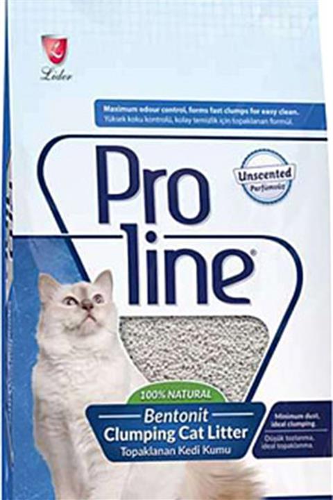 Pro Line Proline Bentotit Topaklaşan Kokusuz Kedi Kumu 5 Lt