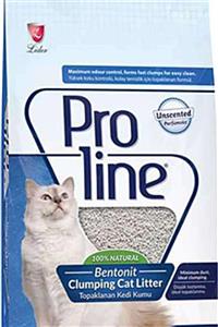 Pro Line Proline Bentotit Topaklaşan Kokusuz Kedi Kumu 5 Lt