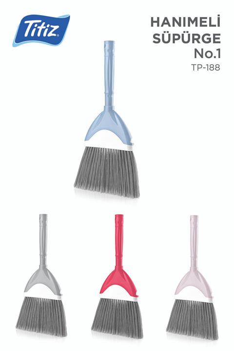 Titiz Plastik Hanımeli Süpürge No:1