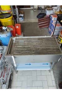 İklim 40x80 Krom Kalın Malzemeli Mangal Barbekü Oluklu Izgara