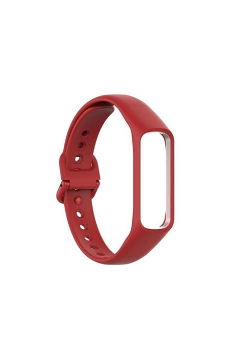 Coverzone Samsung Galaxy Fit2 Bileklik Kayışı Termoplastik Kordon Cordfit Kırmızı