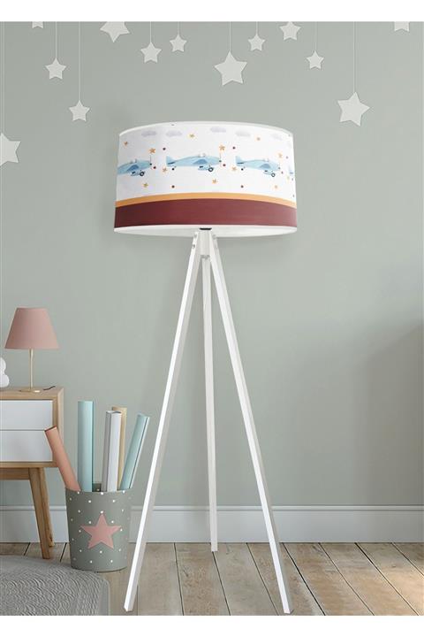 Bebişim Halı Bebişim Bi129 Uçak Çocuk Odası Lambader