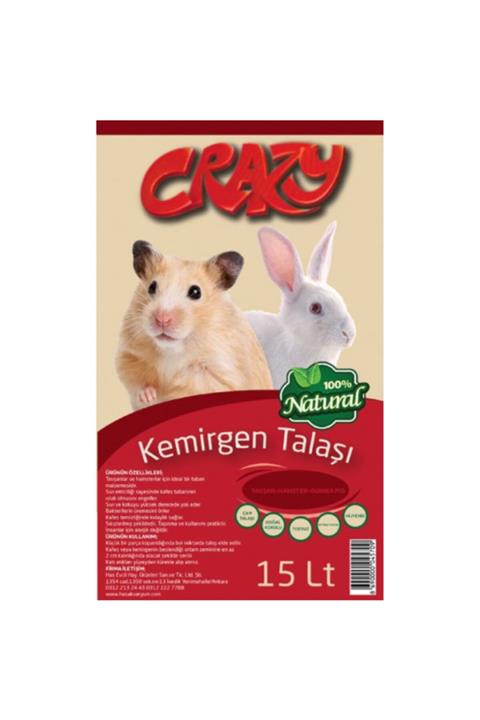 Crazy Kemirgen Talaşı 15lt