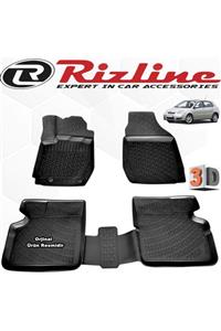 Rizline Toyota Corolla 3d Paspas Havuzlu Hb 2001 - 2006 Arası Siyah 4 Parça Set