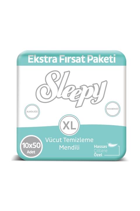 Sleepy Vücut Temizleme 10x50 Adet