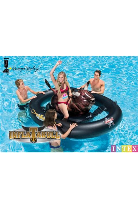 hediyecik Intex Island Inflatabull Rodeo Oyunu Deniz Ve Havuz Aktivite Oyunu 239x196x81 Cm