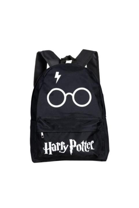 Harry Potter Unisex Siyah Baskılı Sırt Çantası