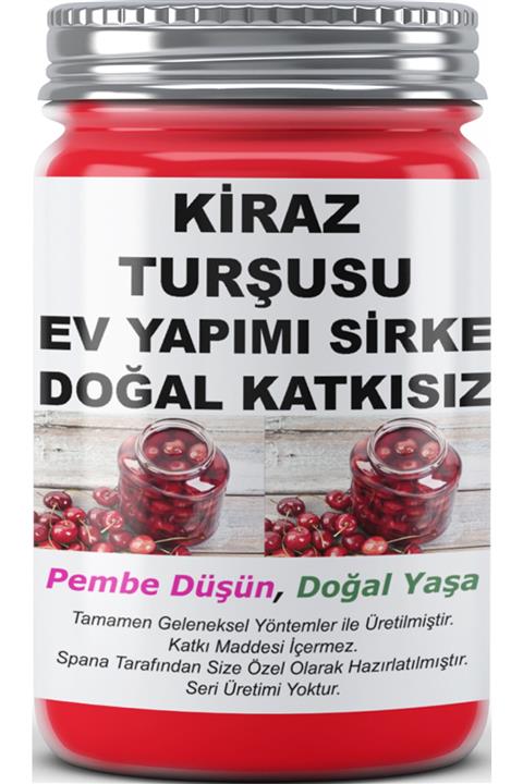 SPANA Kiraz Turşusu Sirke Ev Yapımı Katkısız 800gr
