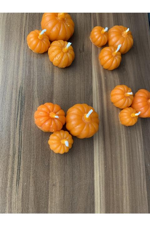 MMUMMUMM 3lü Balkabaklı Mum