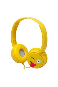 Powermaster Kt-3156 3.5mm Jacklı Kulaküstü Kablolu Emoji Kulaklık