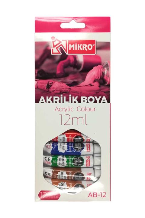 Mikro Akrilik Boya 12x12ml