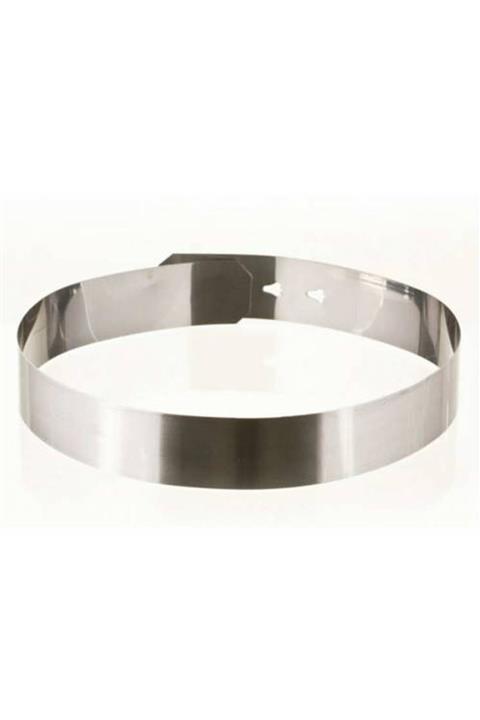 Kemer Dünyası 849 Parlak Gümüş - Silver Metal Abiye Bayan Kemer 5 Cm