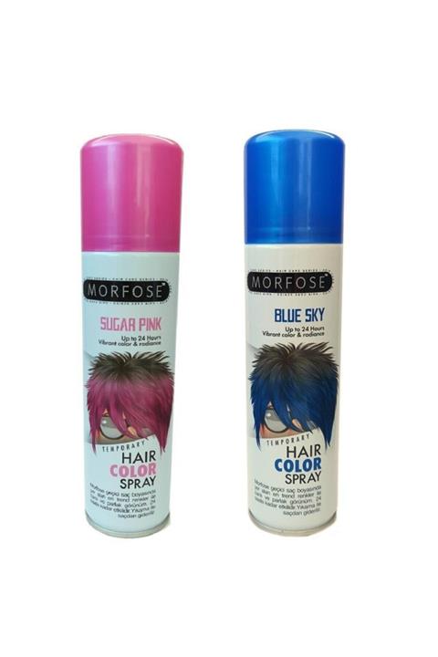 Morfose Hair Color 150 ml Saç Spreyi Mavi