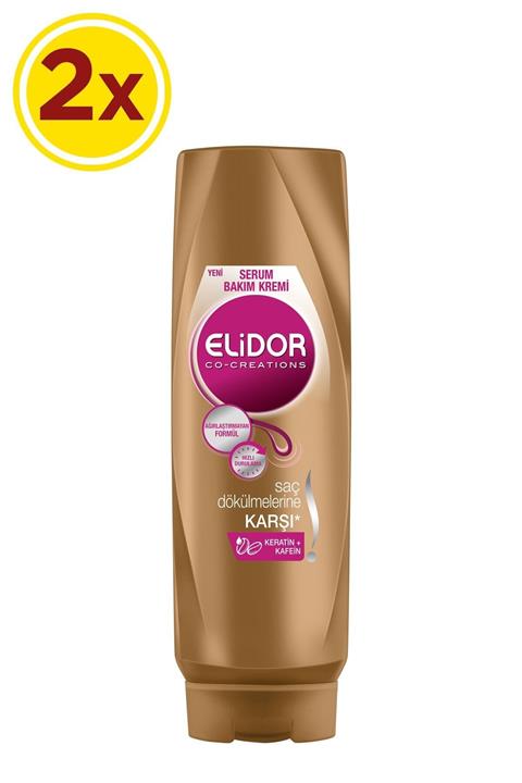 Elidor Saç Bakım Kremi Dökülmeye Karşı Besleyici 500 Ml X 2