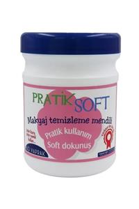 Pratiksoft Kuru Makyaj Ve Yüz Temizleme Mendili 60 Yaprak