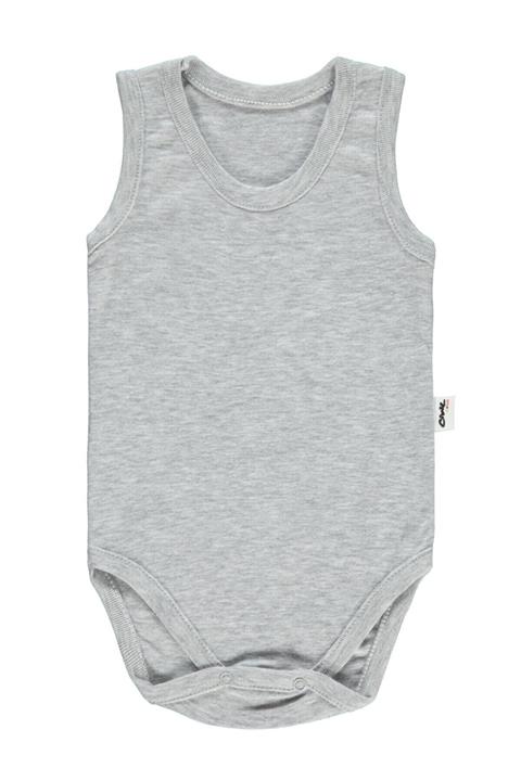 Civil Baby Bebek Çıtçıtlı Badi Gri