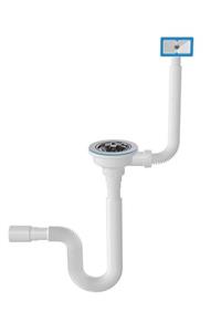 yapıtaşı Çöpmak Damlalıktan Yandan Taşmalı Körüklü Evye Lavabo Gider Sifonu