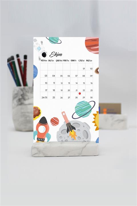 hediyeburda Masaüstü Takvim - Uzay Takvimi