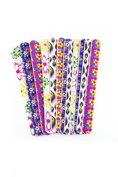 SHAKA Desenli Çift Taraflı 12'li Tırnak Törpüsü 1133