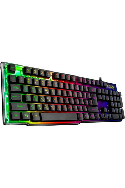 DTS Teknoloji Platoon Pl-476m Metal Gövde Mekanik Hisli Rgb Işıklı Oyuncu Gaming Klavye
