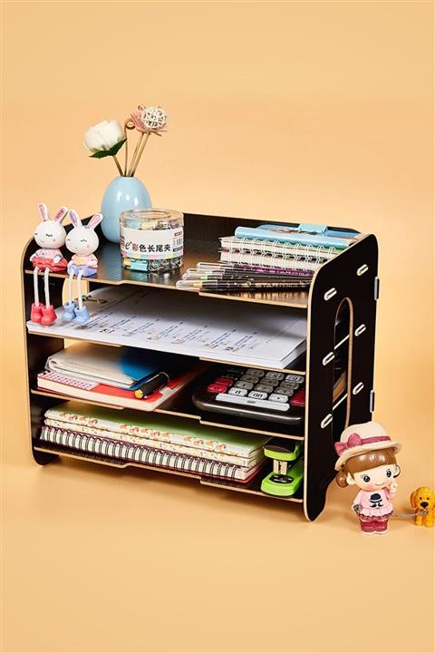 Bizim Atölye A4 Evrak Rafı Masaüstü Organizer Evrak Rafı Dosya Düzenleyici Organizer-7