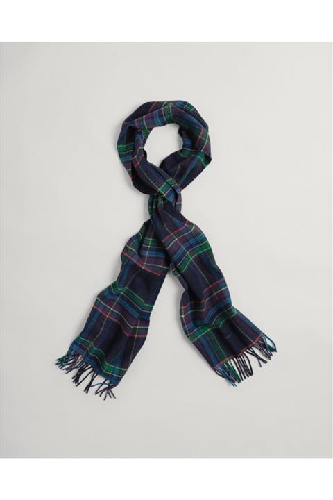 Gant Unisex Lacivert Atkı