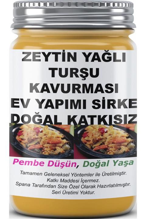 SPANA Zeytin Yağlı Turşu Kavurması Ev Yapımı Katkısız 800 gr