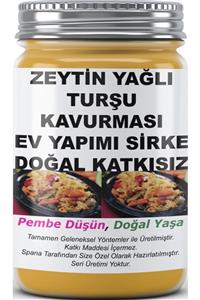 SPANA Zeytin Yağlı Turşu Kavurması Ev Yapımı Katkısız 800 gr