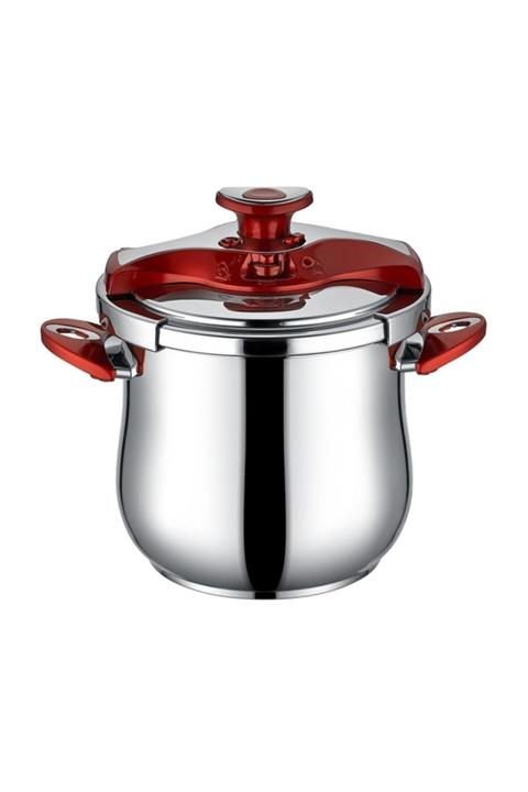 İnter Inter Çelik Düdüklü Tencere Pratik Kapak 6 Lt.