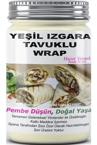 SPANA Yeşil Izgara Tavuklu Wrap Ev Yapımı Katkısız 330gr