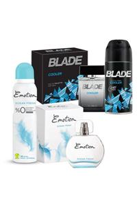 Blade Cooler Edt Parfüm+deodorant Ve Emotion Ocean Fresh Edt+deo