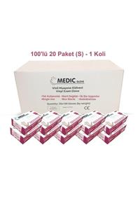 Medic Glove Medıc Glove Pudrasız Vinil (vınyl) Muayene Eldiveni-20 Pk X 100'lü-1 Koli (small)