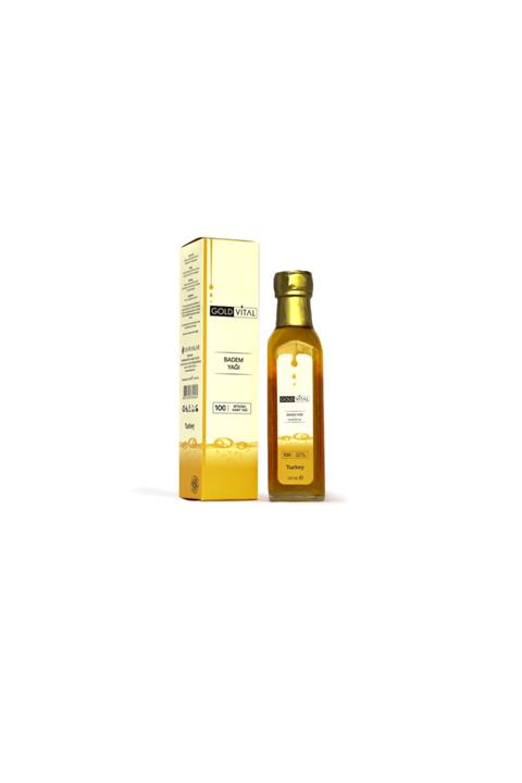 GOLDVİTAL Badem Yağı 250ml %100 Saf Badem Yağı