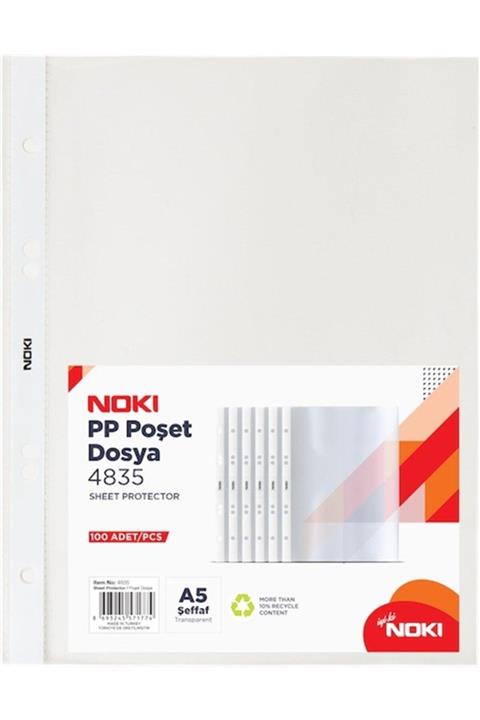 Noki Poşet Dosya A5 100 lü 4835