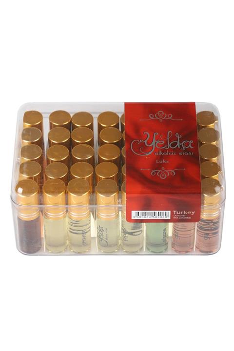 YELDA Esans Metal Kapak 40' Lı Hac Ve Umre Hediyelik Esans 5 Paket