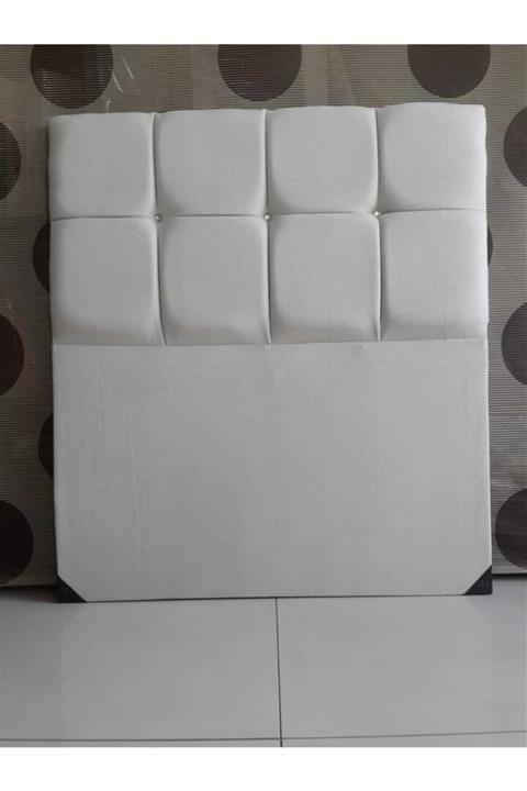 ByDekor 100 cm Tek Kişilik Krem Baza Başlığı