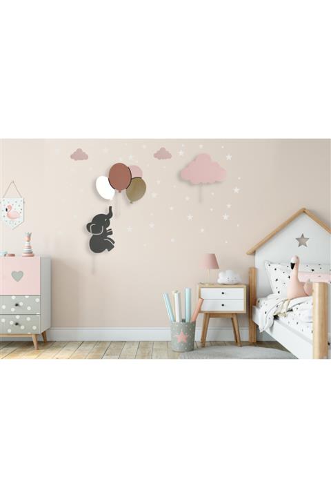 tinytigerstore Fil Balon Bulut 3'lü Set