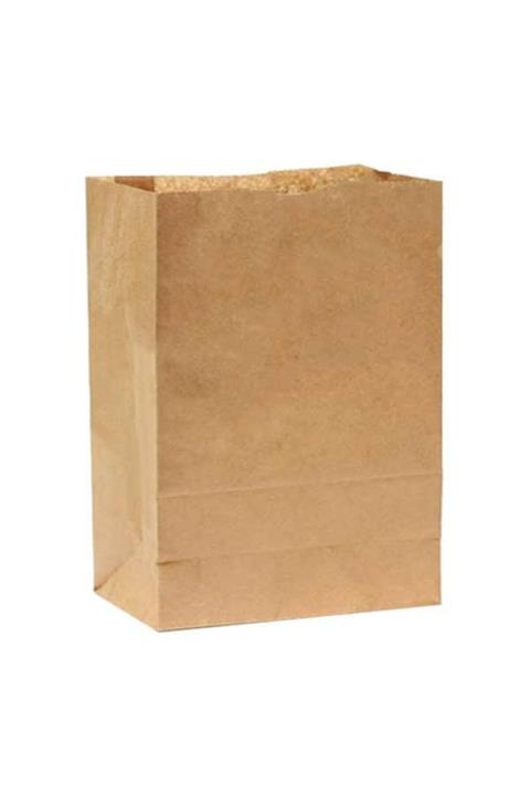 1001 Ambalaj Kese Kağıdı Fast Food Menu Servis Paket Torbası 25 X 12 X 33 50 Adet (0C0C)