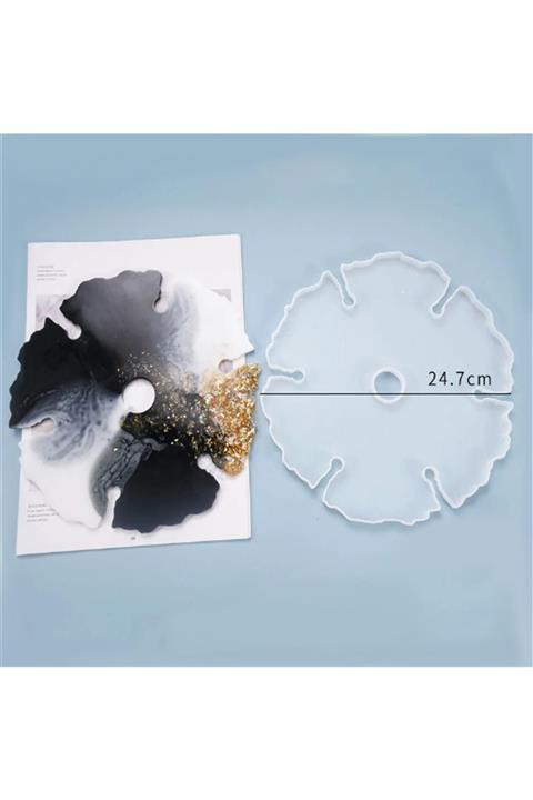 Hobizubi Reçine Epoksi Tepsi Ve Şaraplık Kalıbı - 331