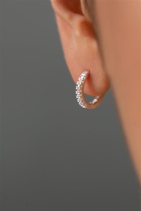 Elika Silver Kadın Su Yolu Model 925 Ayar Gümüş Küpe