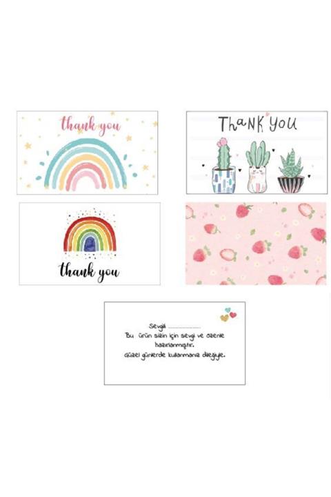 Fa Etiket Teşekkür Kartı - Ürün Etiketi