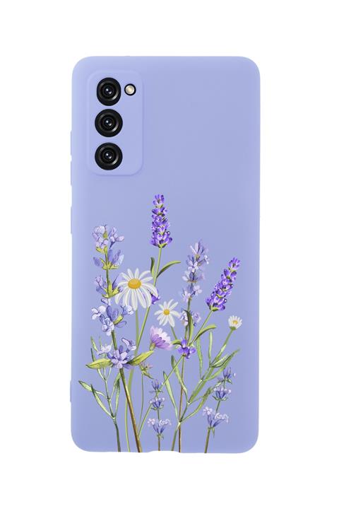 mooodcase Samsung S20 Fe Lavender Premium Silikonlu Lila Telefon Kılıfı