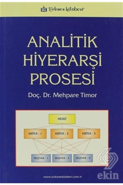 Türkmen Kitabevi  Akademik Kitapları Analitik Hiyerarşi Prosesi