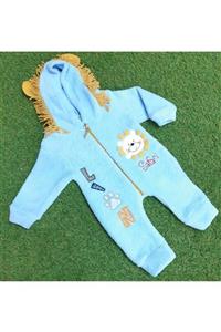 Sönmez Baby Aslan Püsküllü Kışlık Welsoft Bebe Kozmonot Tulum